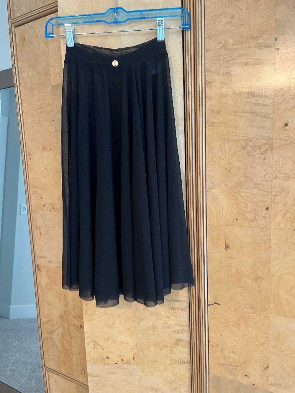 Beautiful black Bodile nylon and elastane mesh ballet skirt size xs/s - Picture 6 of 6